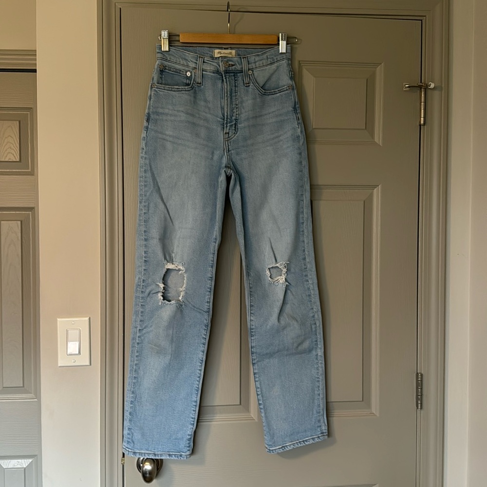 Madewell The Perfect Vintage Straight Jean Size 24